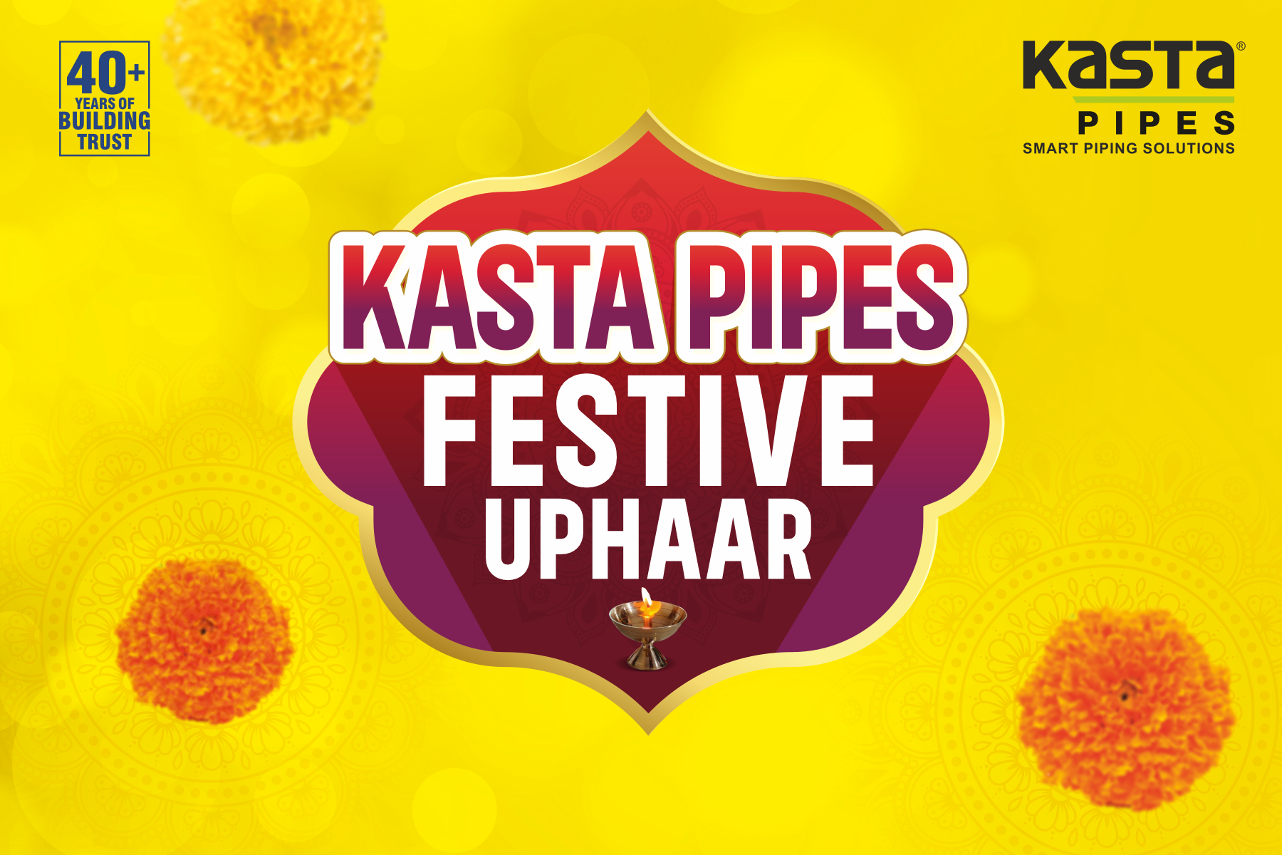 Kasta Pipes Holi Milan Upahar - Festive offer banner